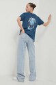 Kaotiko tricou din bumbac AO019.01.G002 bleumarin SS24