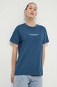 Kaotiko tricou din bumbac AO019.01.G002 bleumarin