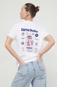 Kaotiko t-shirt bawełniany biały AO041.01.G002