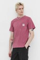 Kaotiko tricou din bumbac AO079.01.G002 roz SS24