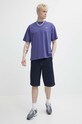 Kaotiko t-shirt bawełniany AM069.02.G002 fioletowy SS24
