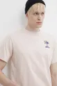 ružová Bavlnené tričko Kaotiko