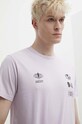 Kaotiko tricou din bumbac violet AO033.02.G002