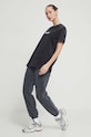 Kaotiko t-shirt in cotone nero AL121.01.G002