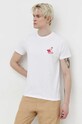Kaotiko tricou din bumbac AJ044.01.G002 alb SS24