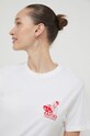 Kaotiko tricou din bumbac alb AJ044.01.G002