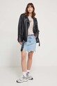Kaotiko tricou din bumbac AL015.02.G002 bej