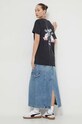 Kaotiko t-shirt bawełniany AL038.02.G002 czarny