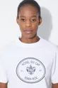 Хлопковая футболка Sporty & Rich Eden Crest T Shirt Unisex