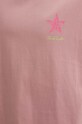 Converse t-shirt bawełniany 10025187.A02 różowy