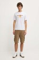 Drivemebikini t-shirt bawełniany On Vacay 2024.DRV.027.WHB biały SS24