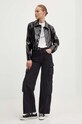 Одежда Хлопковая футболка Converse 10026362.A04 бежевый