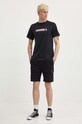 Бавовняна футболка Converse чорний 10026416.A01