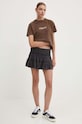 Kaotiko t-shirt bawełniany AM022.01.G002 brązowy