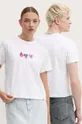 bianco Kaotiko t-shirt in cotone Unisex