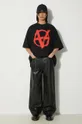 VETEMENTS tricou din bumbac Double Anarchy 100% Bumbac