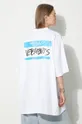 alb VETEMENTS tricou din bumbac My Name Is Vetements T-Shirt