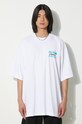 VETEMENTS t-shirt bawełniany My Name Is Vetements T-Shirt UE64TR130W biały
