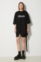 Бавовняна футболка VETEMENTS Bling Logo T-Shirt UE64TR360B чорний SS24