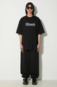 Одяг Бавовняна футболка VETEMENTS Bling Logo T-Shirt UE64TR360B чорний