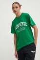 Converse t-shirt bawełniany 10026458.A01 zielony