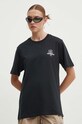 Converse t-shirt bawełniany 10027155.A01 czarny