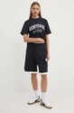 Odzież Converse t-shirt bawełniany 10026458.A03 czarny