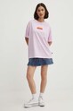 Îmbrăcăminte Converse tricou din bumbac 10026466.A03 roz