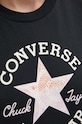 Converse t-shirt bawełniany 10026362.A02 czarny