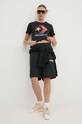 Одяг Бавовняна футболка Converse 10026364.A02 чорний
