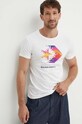 Converse t-shirt bawełniany beżowy 10026364.A04