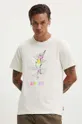 beżowy Converse t-shirt bawełniany PRIDE