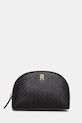 Tommy Hilfiger kosmetyczka drobny wzór czarny AW0AW17339