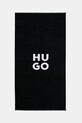 Бавовняний рушник HUGO чорний 50535803