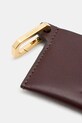 Шкіряний чохол на банківські карти AllSaints HEX CARDHOLDER бордо W398XB
