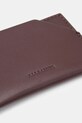 Шкіряний чохол на банківські карти AllSaints HEX CARDHOLDER W398XB бордо