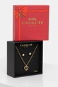 Кольє і сережки Coach Gift Box золотий 493516GLD110