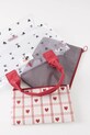 women'secret set cosmetice SNOOPY 3-pack 4848833 rosu