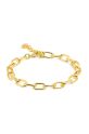 ANIA KRUK bracciale placcato oro VINTAGE oro plissettato oro MRUAM2690Z