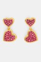 Сережки Kate Spade циркон золотий KK473
