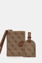 Чохол для паспорта та багажна бирка Guess Orlina Gift Box коричневий TWX953.10370