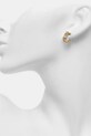 Náušnice Guess TWIST zlatá JUBE05.065JW