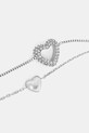 Accesorii Guess brățară și cercei BELOVED JUBS05.075JW argintiu