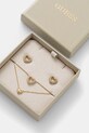 Κολιέ και σκουλαρίκια Guess BELOVED χρυσαφί JUBS05.076JW