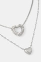 Колие и обици Guess BELOVED JUBS05.076JW сребърен SS25