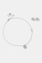 Ogrlica i naušnice Guess AMORE Gift Box srebrna JUBS05.080JW
