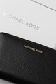 Kožená peňaženka MICHAEL Michael Kors čierna 32F6GM9E3L