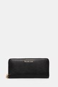 Kožená peňaženka MICHAEL Michael Kors usňová koža čierna 32T4GJ6E7L