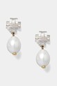 Náušnice Tory Burch Kira Mother of Pearl biela 168009.700