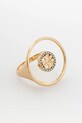Tory Burch inel placat cu aur Miller Pave aur 164639.783